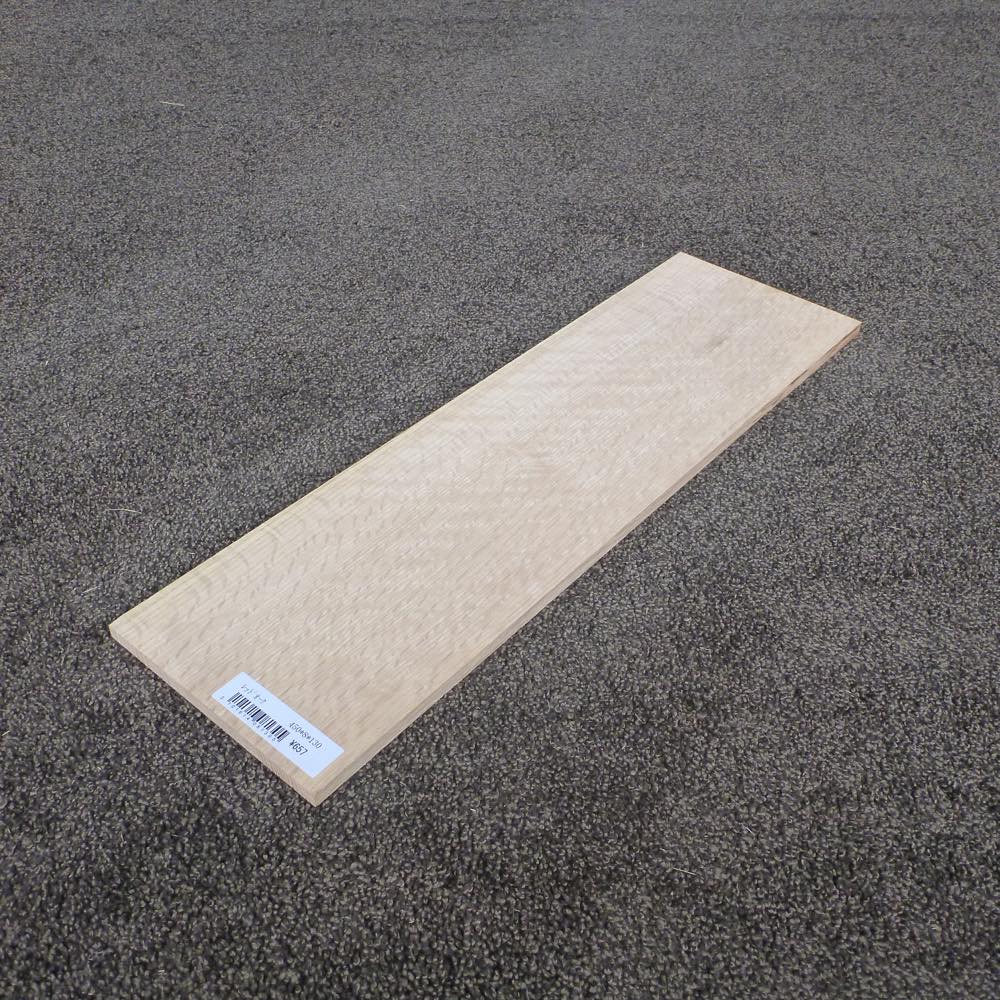 レッドオーク　柾目　450×8×130　（仕上げ加工済み商品）